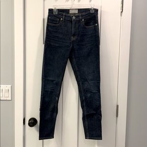Everlane high rise skinny - size 27R - dark wash